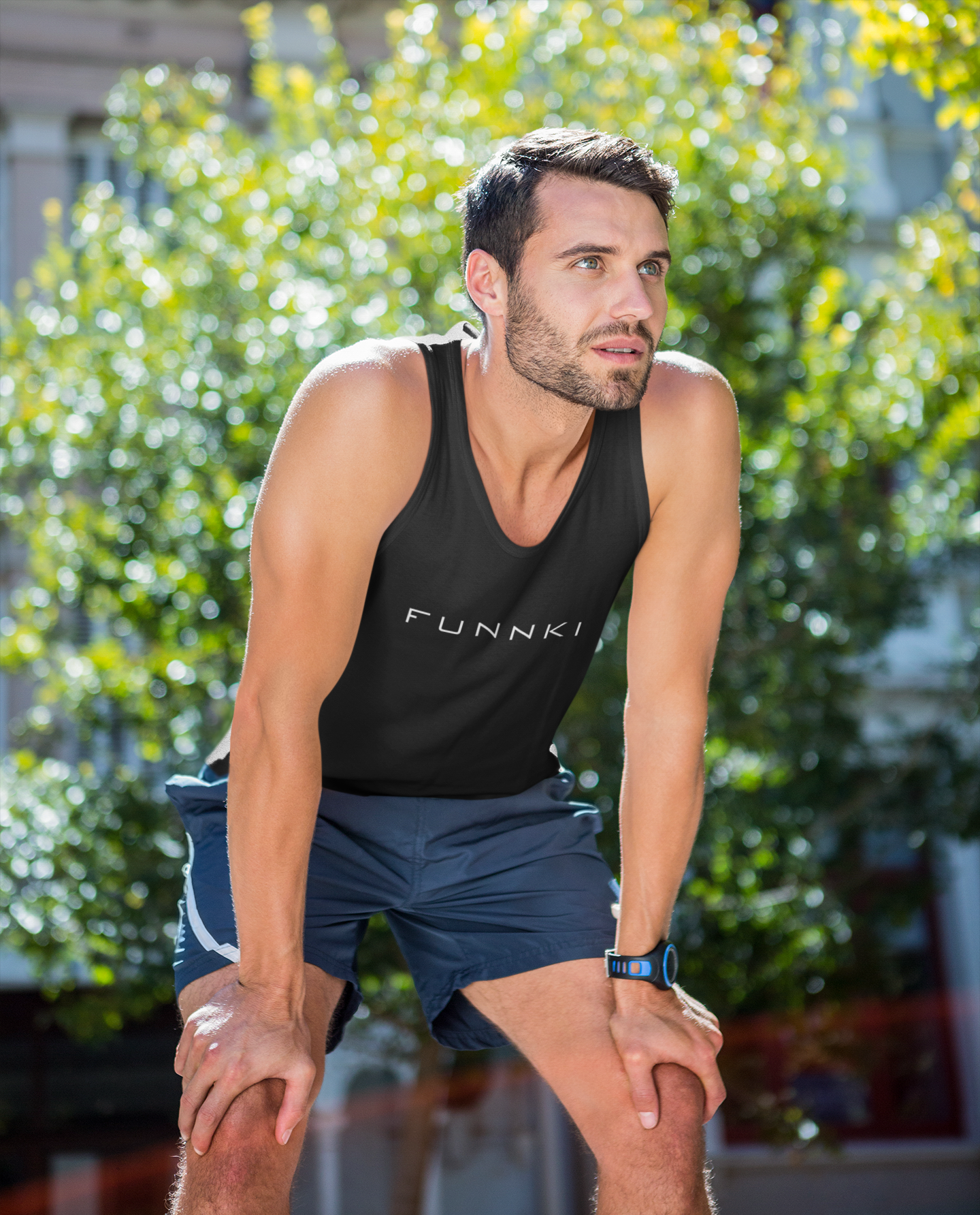 Men's STRONGER Graphic Printed Sleeveless Vest