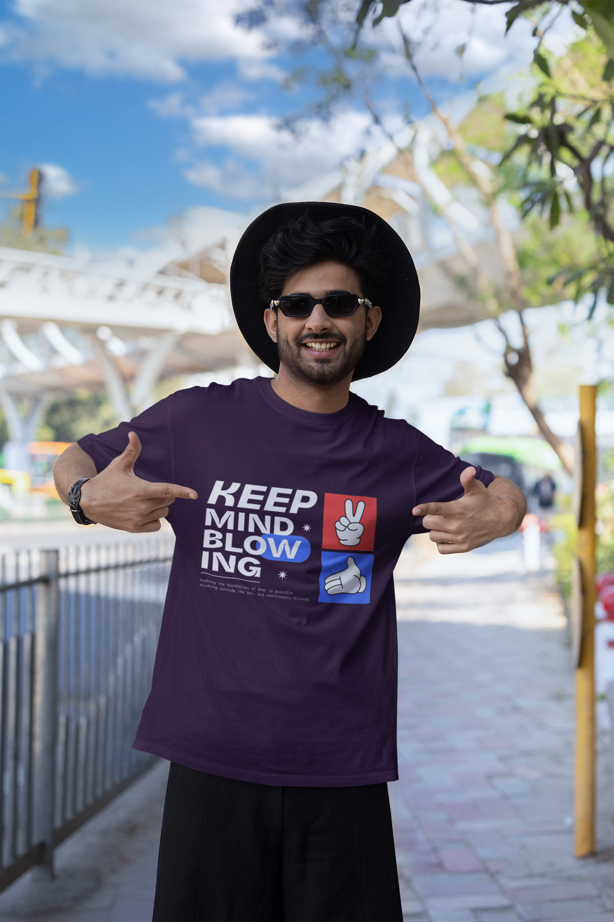 Men's Keep Mind Blowing Special Printed Unisex Classic T-shirt