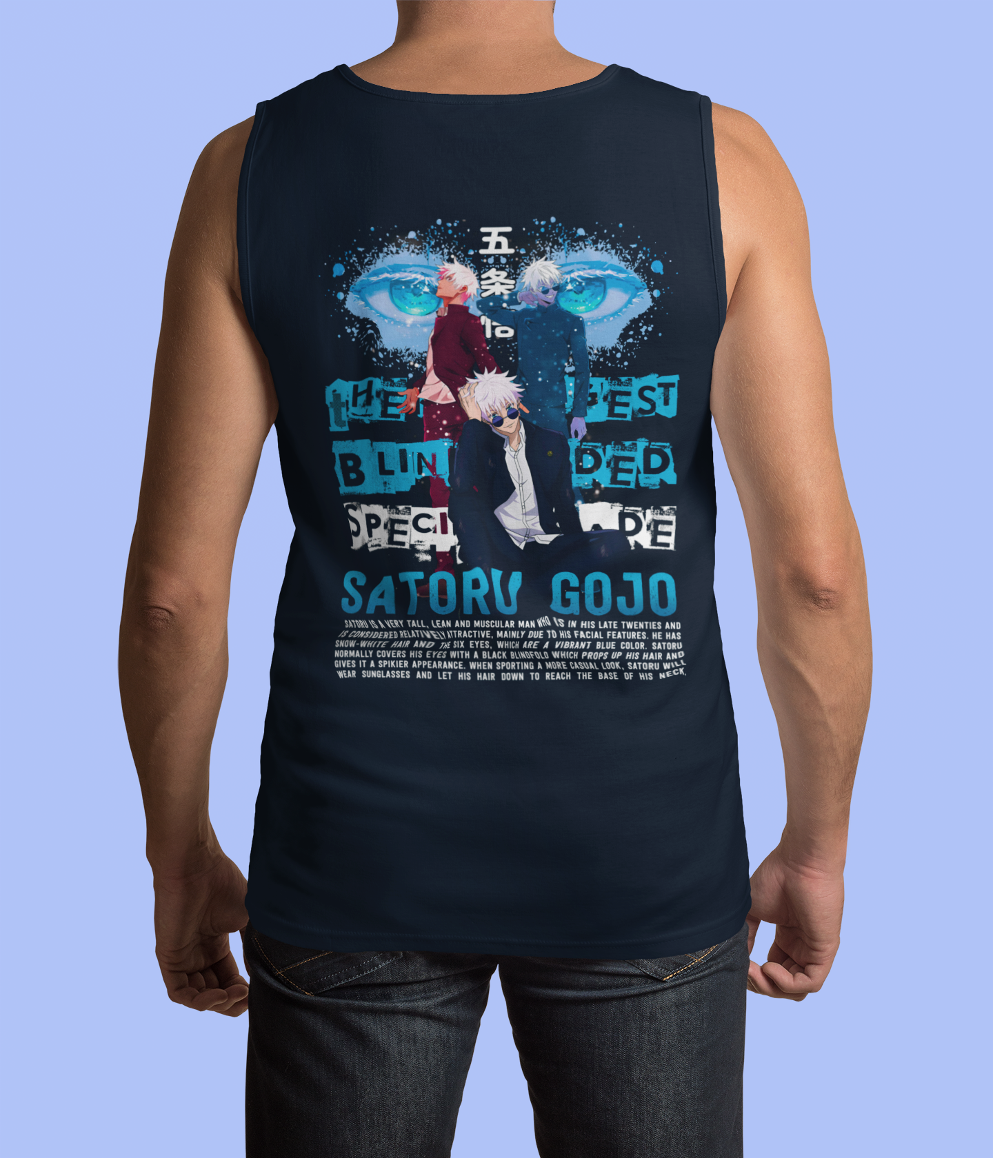 Men's Satoru Gojo Anime Special Unisex Printed T-Shirt