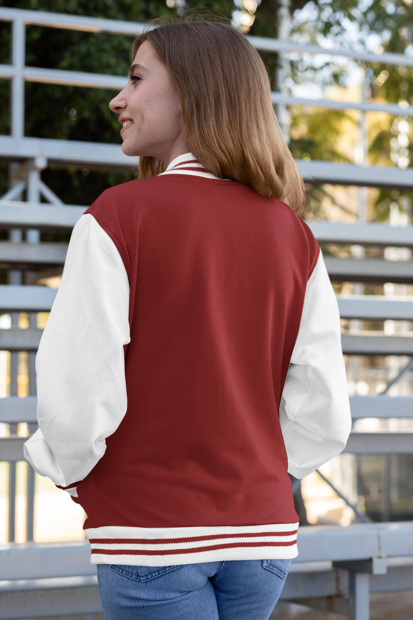 Men's Red Funnki Official Special Varsity Jacket