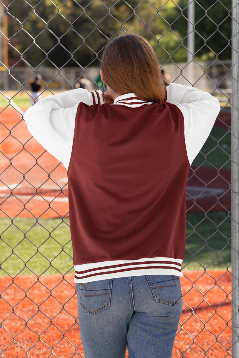 Men's Red Funnki Official Special Varsity Jacket