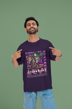 Men's Purple Ackermann Anime Special Unisex Printed T-Shirt