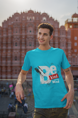 Men's SkyBlue Be Kind to Your Mind Printed Unisex Classic T-shirt