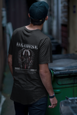 Men's Black Demise Printed Unisex Classic T-shirt