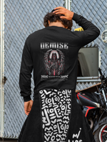 Men's Black Demise Printed Unisex Classic T-shirt