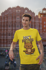 Men's Don't Disturb Printed Classic T-shirt