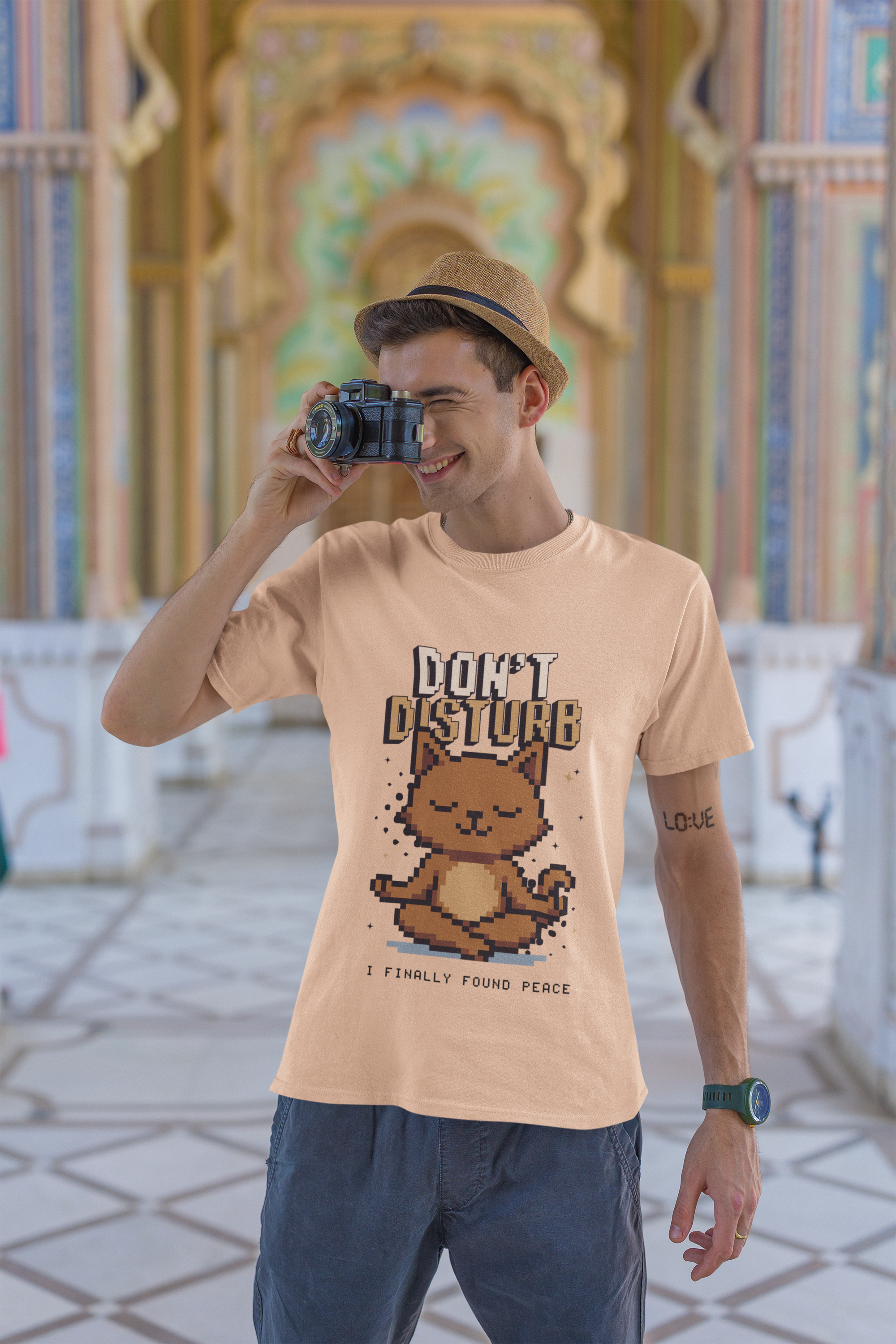 Men's Don't Disturb Printed Classic T-shirt