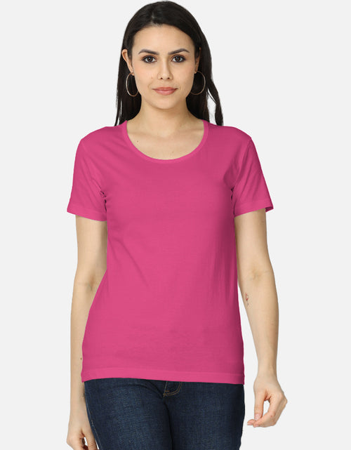 Women's Pink Classic Fit T-Shirt