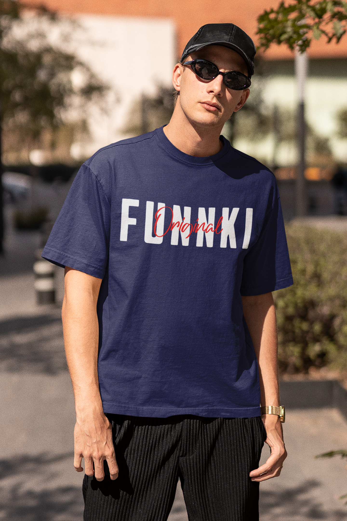 Men's Funnki Original Printed Oversized T-shirt