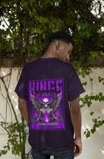 Men's Purple Kings Of Death Printed Unisex Classic T-shirt