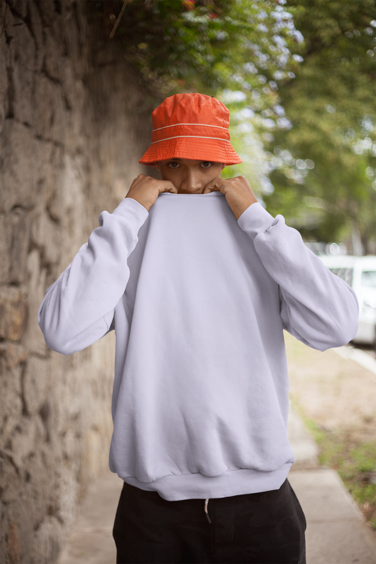 Men's Plain Oversized Sweatshirt
