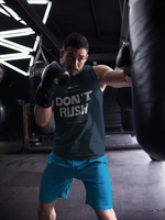 Men's Don't Rush Take Your Time Graphic Printed Sleeveless Vest