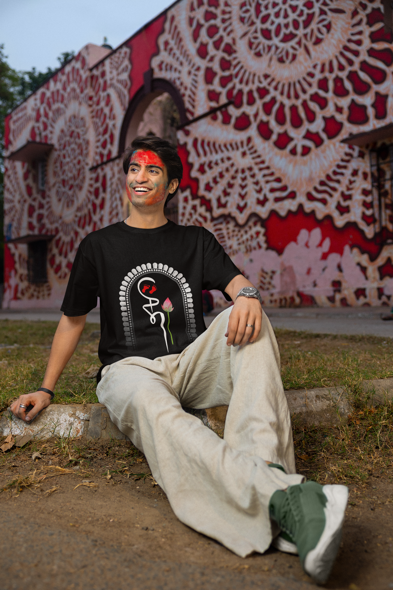 Men's Durga Puja Special Maa Oversized T-Shirt