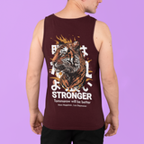 Men's STRONGER Graphic Printed Sleeveless Vest