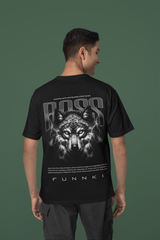 Men's Black Funnki The Boss Special Printed Unisex Classic T-shirt