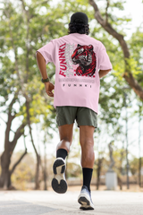 Men's Funnki Tiger Special Printed Oversized Classic T-shirt