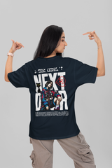 Women's The Girl Next Door Oversized Printed T-Shirt