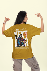 Women's The Girl Next Door Oversized Printed T-Shirt