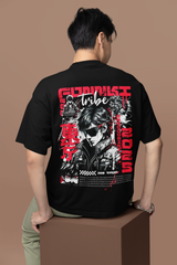 Men's Funnki Tribe Special Oversized Classic Printed T-Shirt