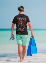 Men's Asmodeus Master of mount of Temptation Printed Classic T-shirt