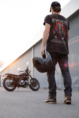Men's Asmodeus Master of mount of Temptation Printed Classic T-shirt