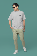Men's Funnki Fearless Tiger Special Printed Oversized Classic T-shirt