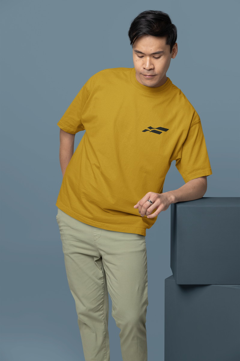 Men's Funnki Fearless Tiger Special Printed Oversized Classic T-shirt