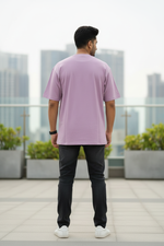 Lavender Plain Back View Different Location