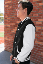Men's Black Funnki Official Special Varsity Jacket