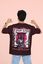 Men's Final Duty Printed Oversized Classic T-shirt