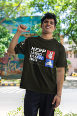 Men's Keep Mind Blowing Special Printed Unisex Classic T-shirt