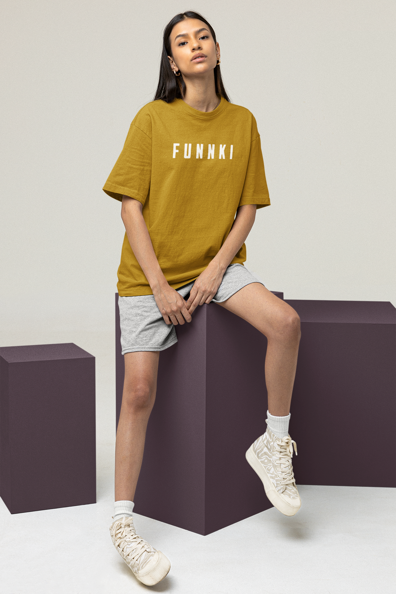 Women's The Girl Next Door Oversized Printed T-Shirt