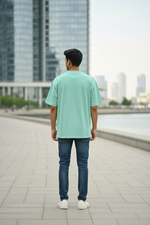 Plain Mint Back View Mockup