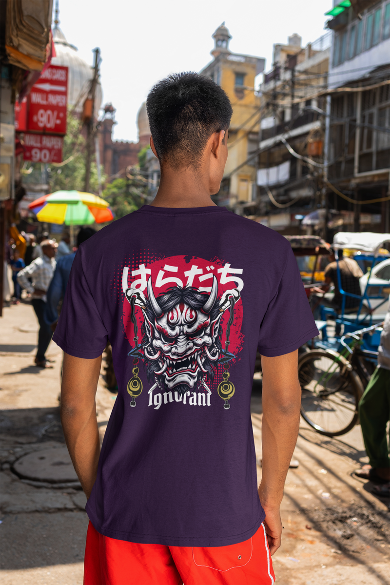 Men's Ignorant and Anger Special Printed Unisex Classic T-shirt