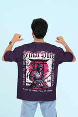Men's Final Duty Printed Oversized Classic T-shirt