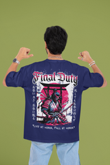 Men's Final Duty Printed Oversized Classic T-shirt