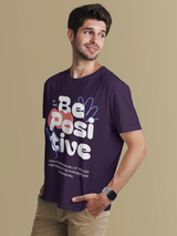 Men's Be Kind Be Positive Special Printed Unisex Classic T-shirt