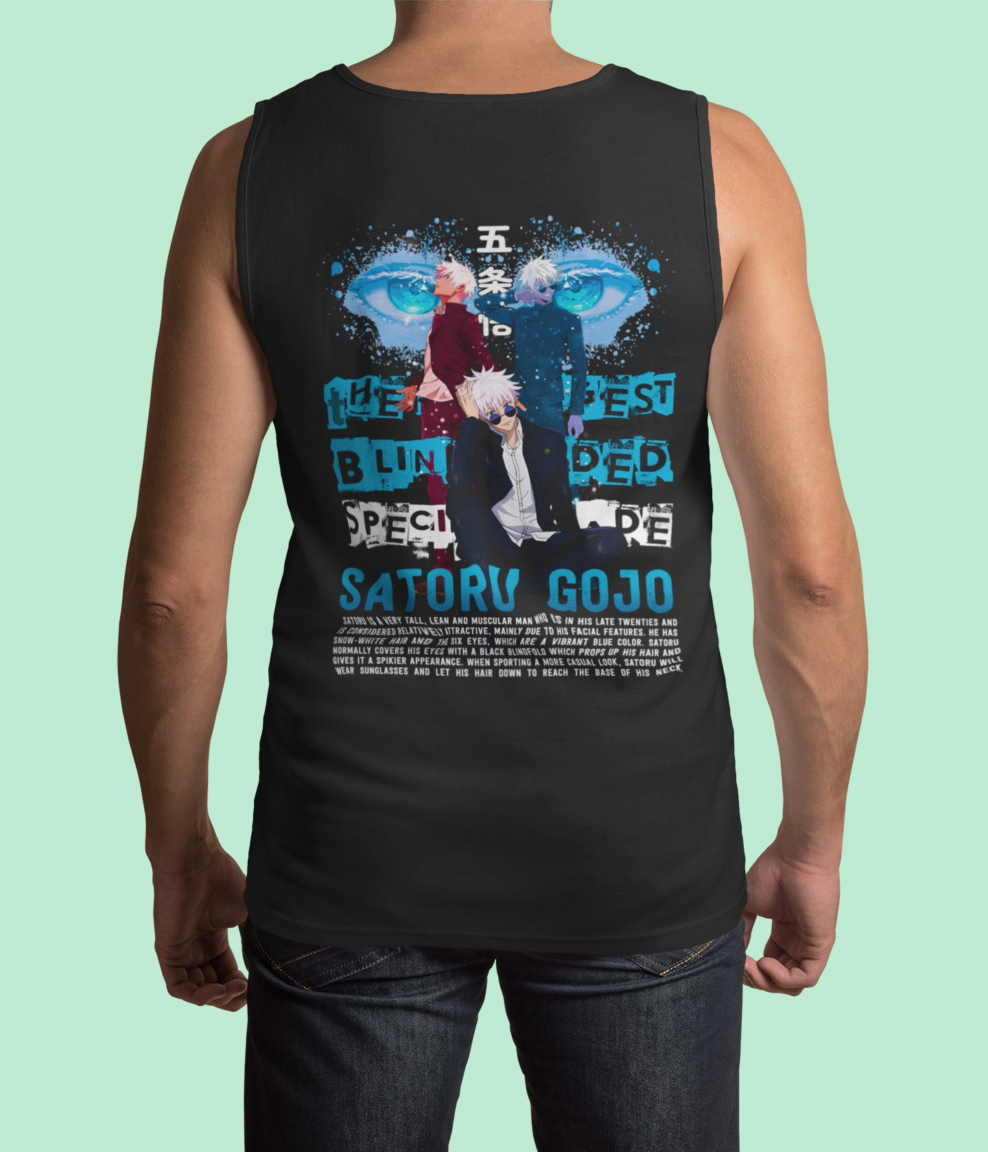 Men's Satoru Gojo Anime Special Unisex Printed T-Shirt