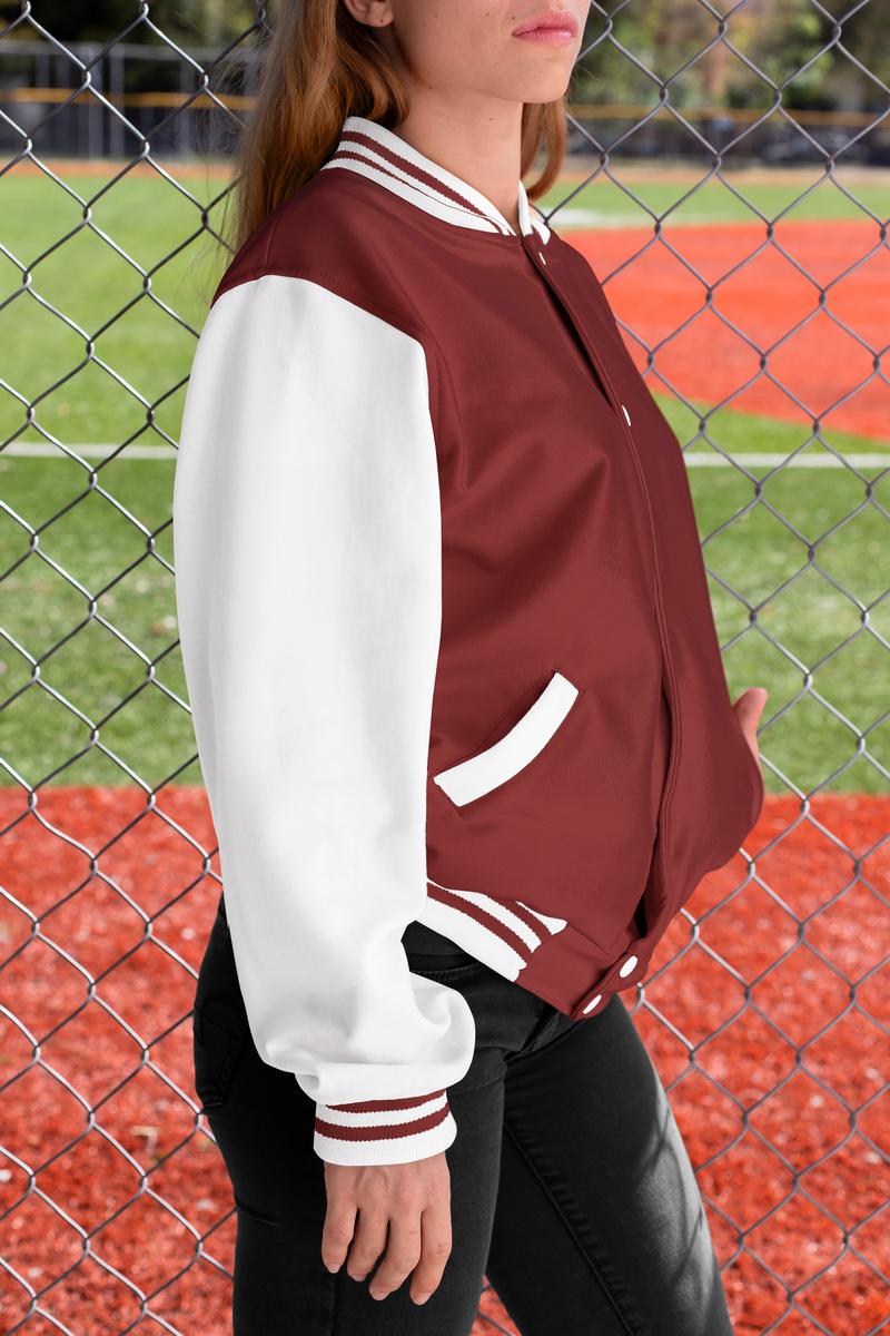 Men's Red Funnki Official Special Varsity Jacket
