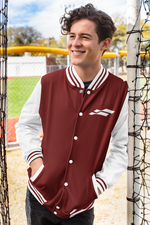 Men's Red Funnki Official Special Varsity Jacket