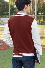 Men's Red Funnki Official Special Varsity Jacket